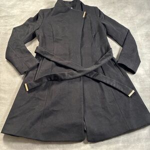 Michael Kors  Black Women's Coat Small